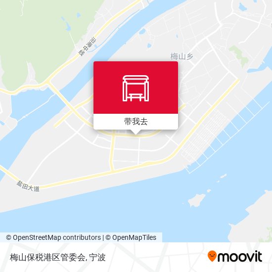 梅山保税港区管委会地图