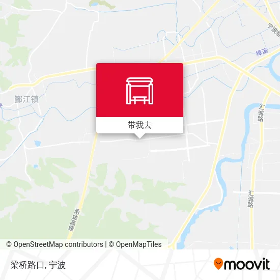 梁桥路口地图