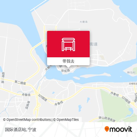 国际酒店站地图