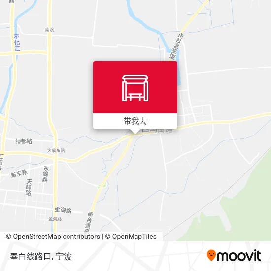奉白线路口地图