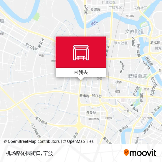 机场路沁园街口地图