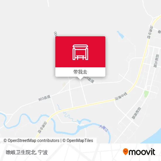 瞻岐卫生院北地图