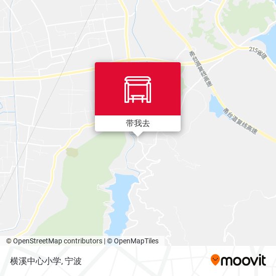 横溪中心小学地图