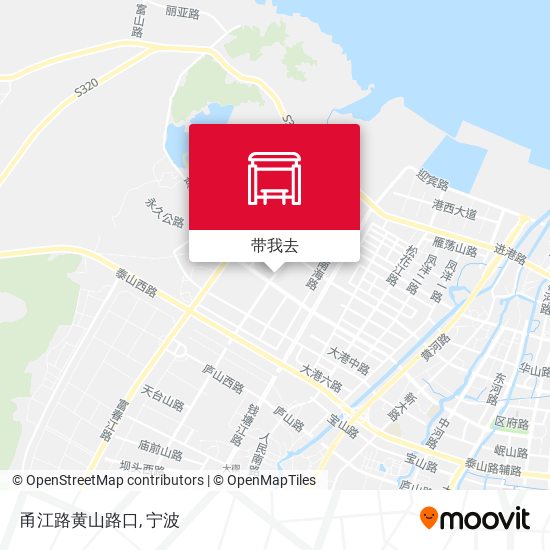 甬江路黄山路口地图