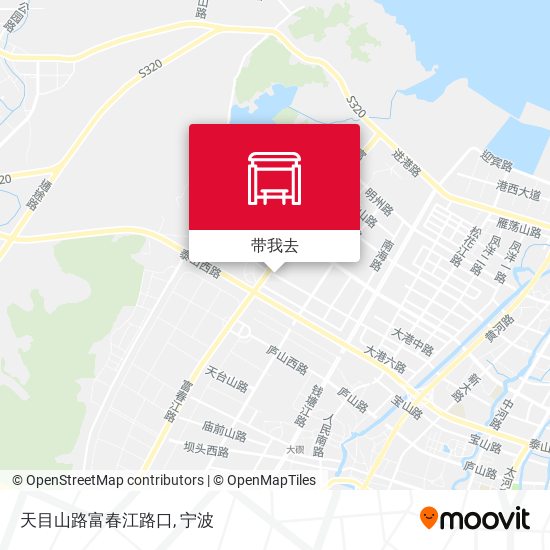 天目山路富春江路口地图