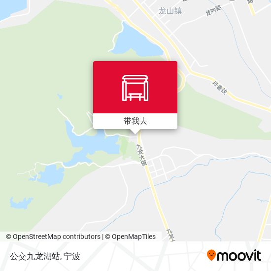 公交九龙湖站地图