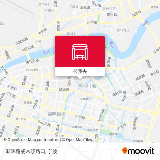 新晖路杨木碶路口地图