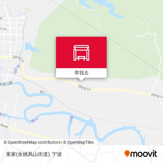 童家(余姚凤山街道)地图