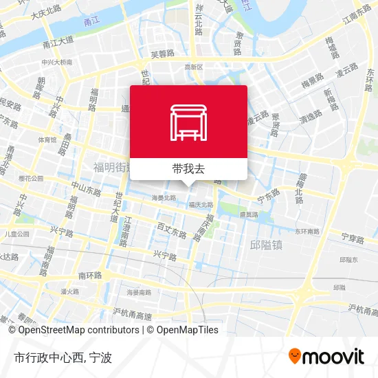 市行政中心西地图