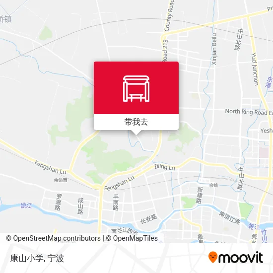 康山小学地图