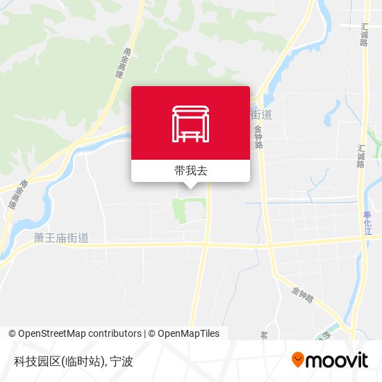 科技园区(临时站)地图