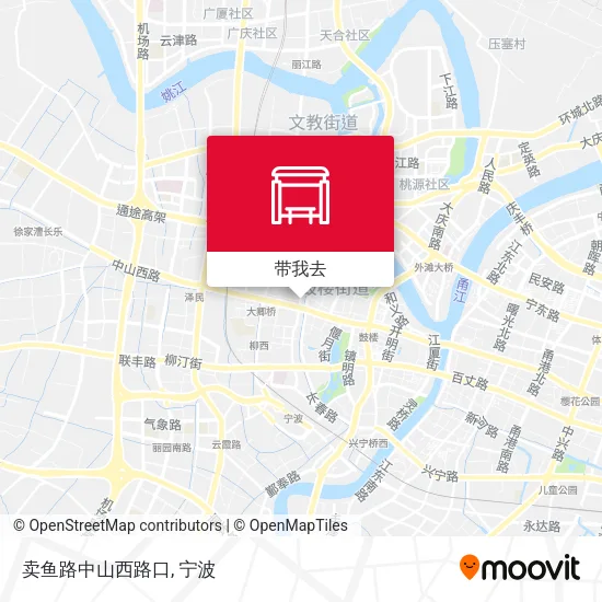 卖鱼路中山西路口地图