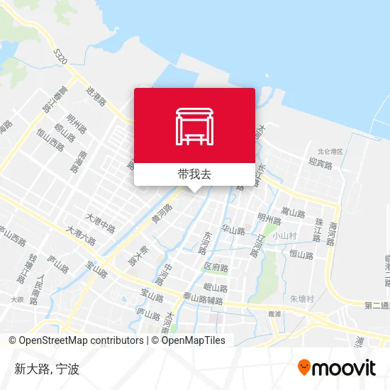 新大路地图