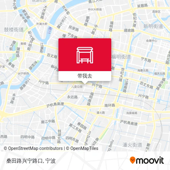 桑田路兴宁路口地图