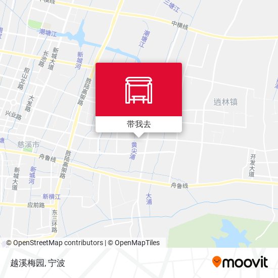 越溪梅园地图