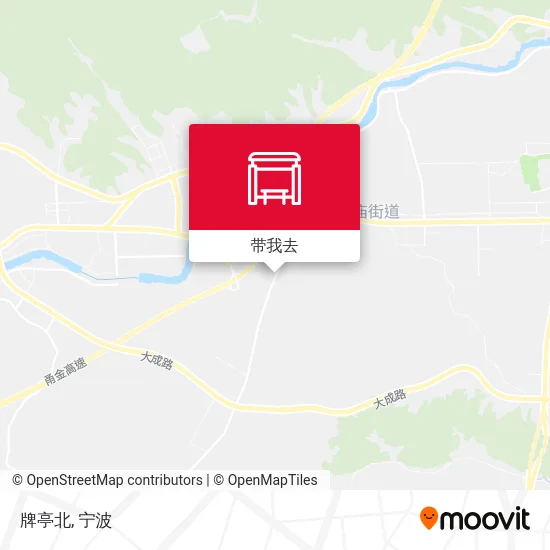 牌亭北地图