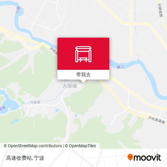 高速收费站地图