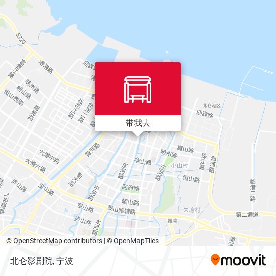 北仑影剧院地图