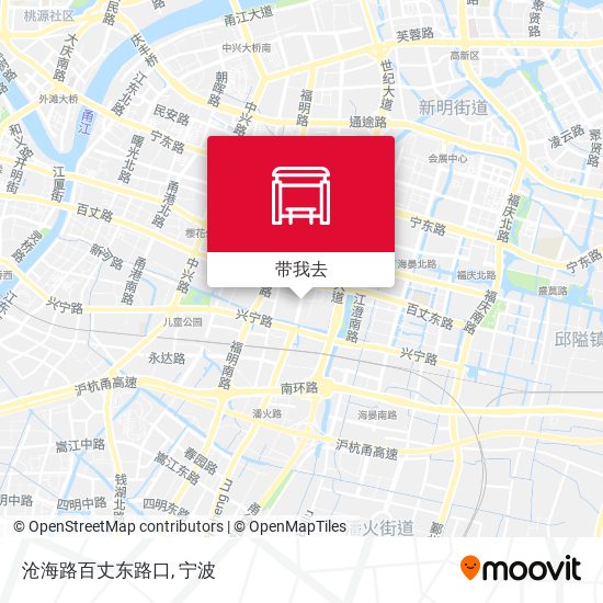 沧海路百丈东路口地图