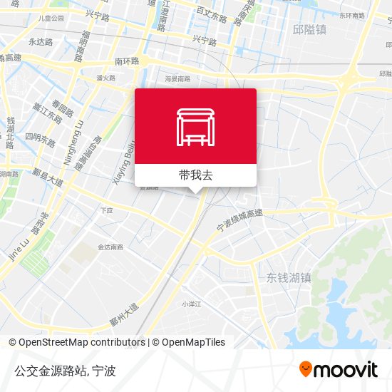 公交金源路站地图