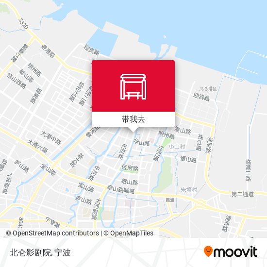 北仑影剧院地图