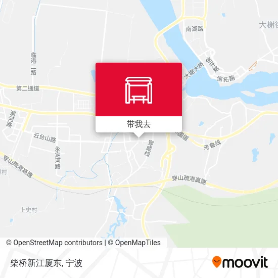 柴桥新江厦东地图