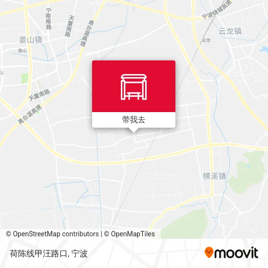 荷陈线甲汪路口地图