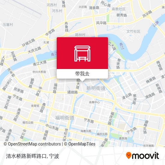 清水桥路新晖路口地图