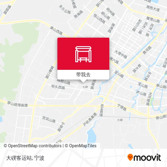 大碶客运站地图