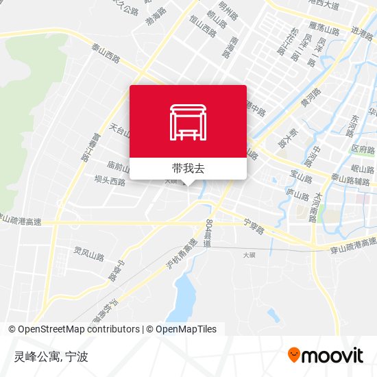 灵峰公寓地图