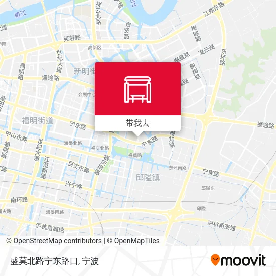 盛莫北路宁东路口地图