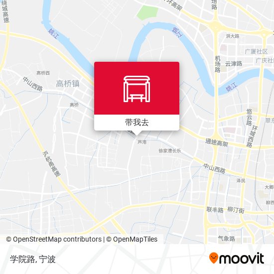 学院路地图