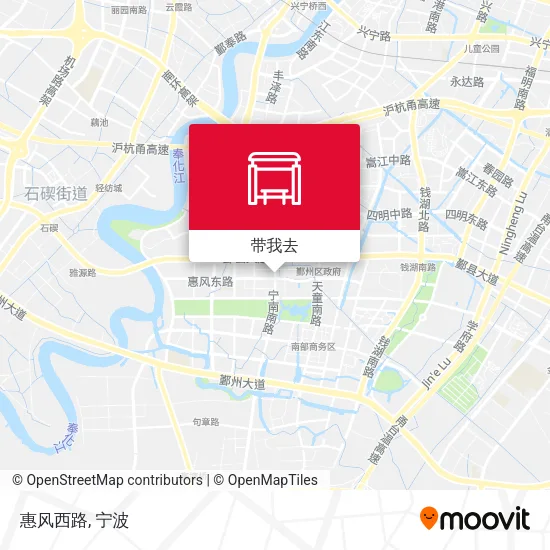 惠风西路地图