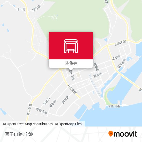 西子山路地图