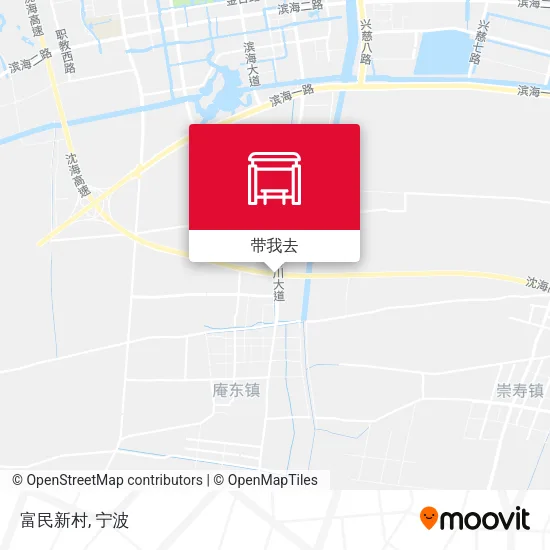 富民新村地图