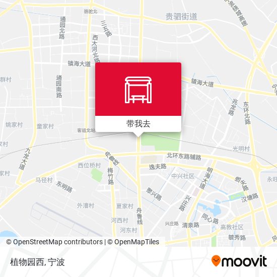 植物园西地图