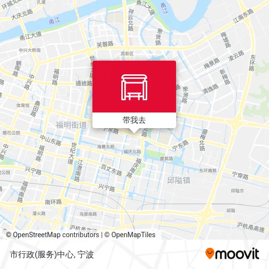 市行政(服务)中心地图