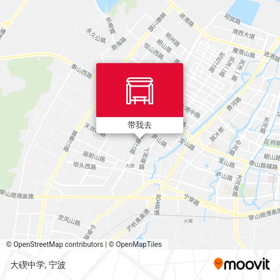 大碶中学地图
