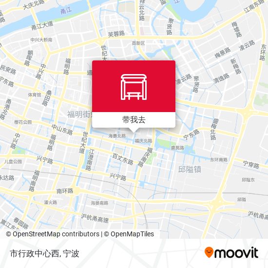 市行政中心西地图