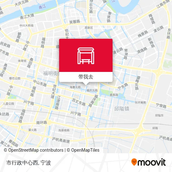 市行政中心西地图
