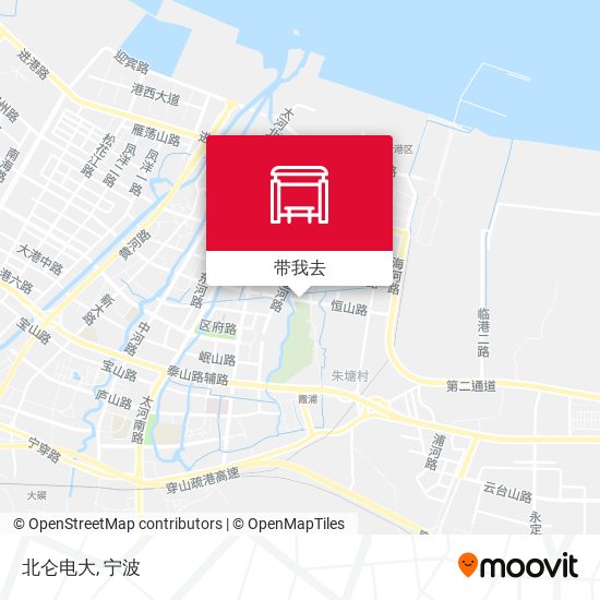 北仑电大地图