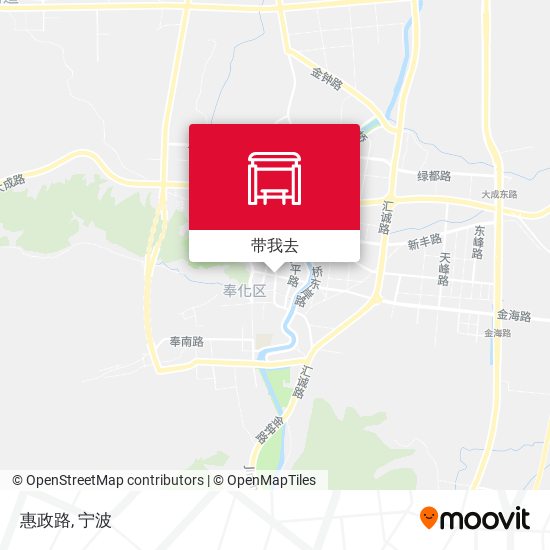 惠政路地图