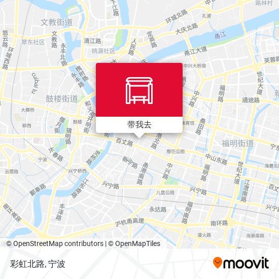 彩虹北路地图