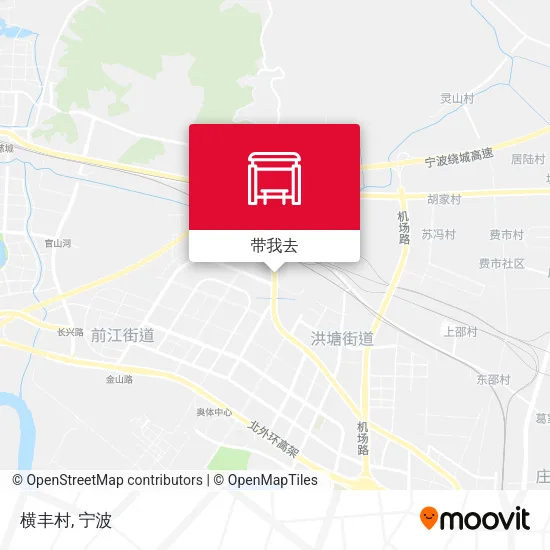 横丰村地图