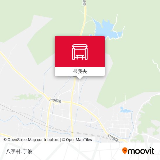 八字村地图