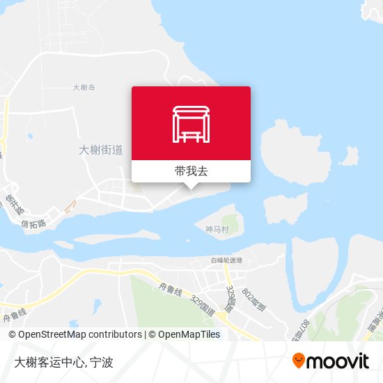 大榭客运中心地图