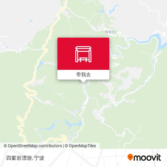 四窗岩漂游地图