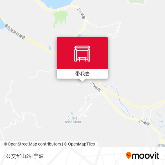 公交华山站地图