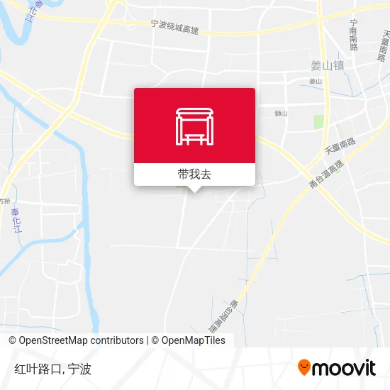红叶路口地图