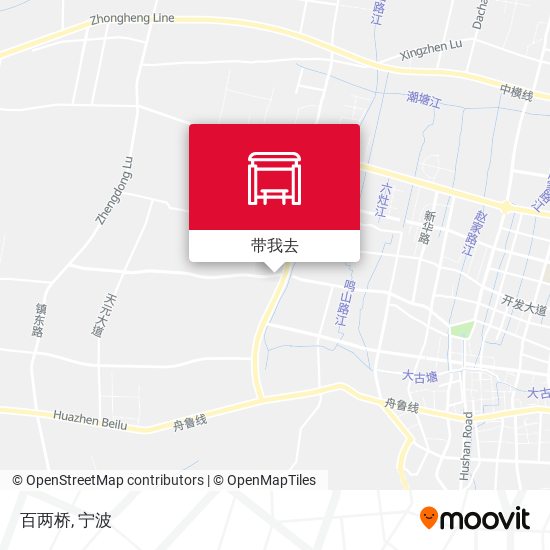 百两桥地图